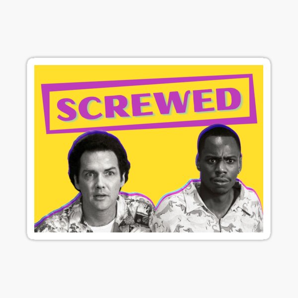 Screwed Sticker For Sale By Jmomedia Redbubble