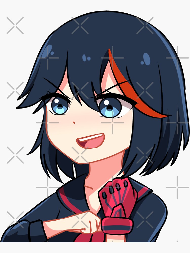 Ryuko Matoi Peeker Sticker For Sale By Subarashiihobby Redbubble