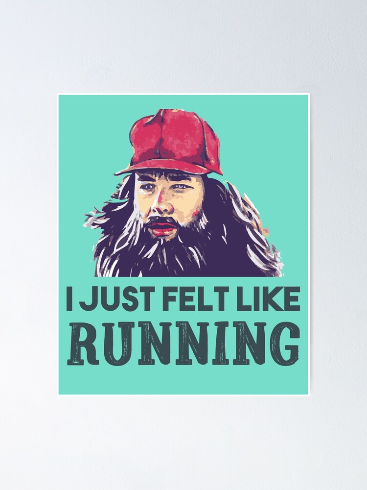 Forrest Gump I Just Felt Like Running Shirt Funny S Stars Bubba