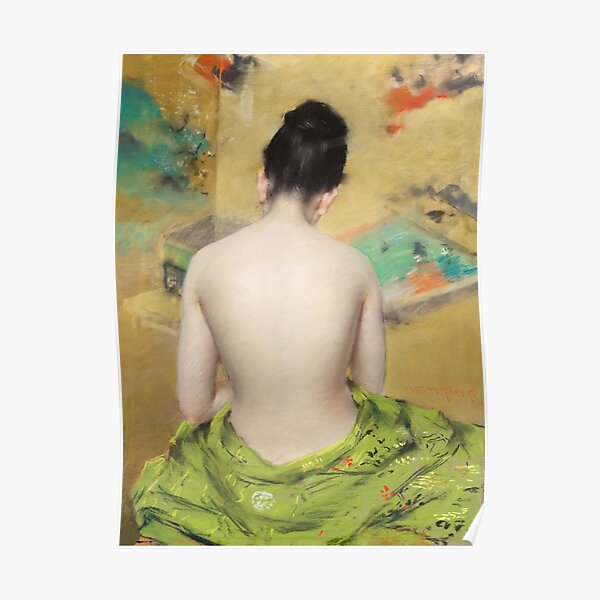 Sensual Art Poster Naked Woman Sumi E Naked Woman Art Nude Girl