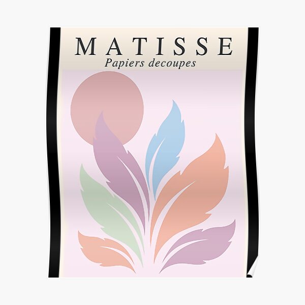 Henri Matisse Leaf Cutout Papiers Découpés New Poster by