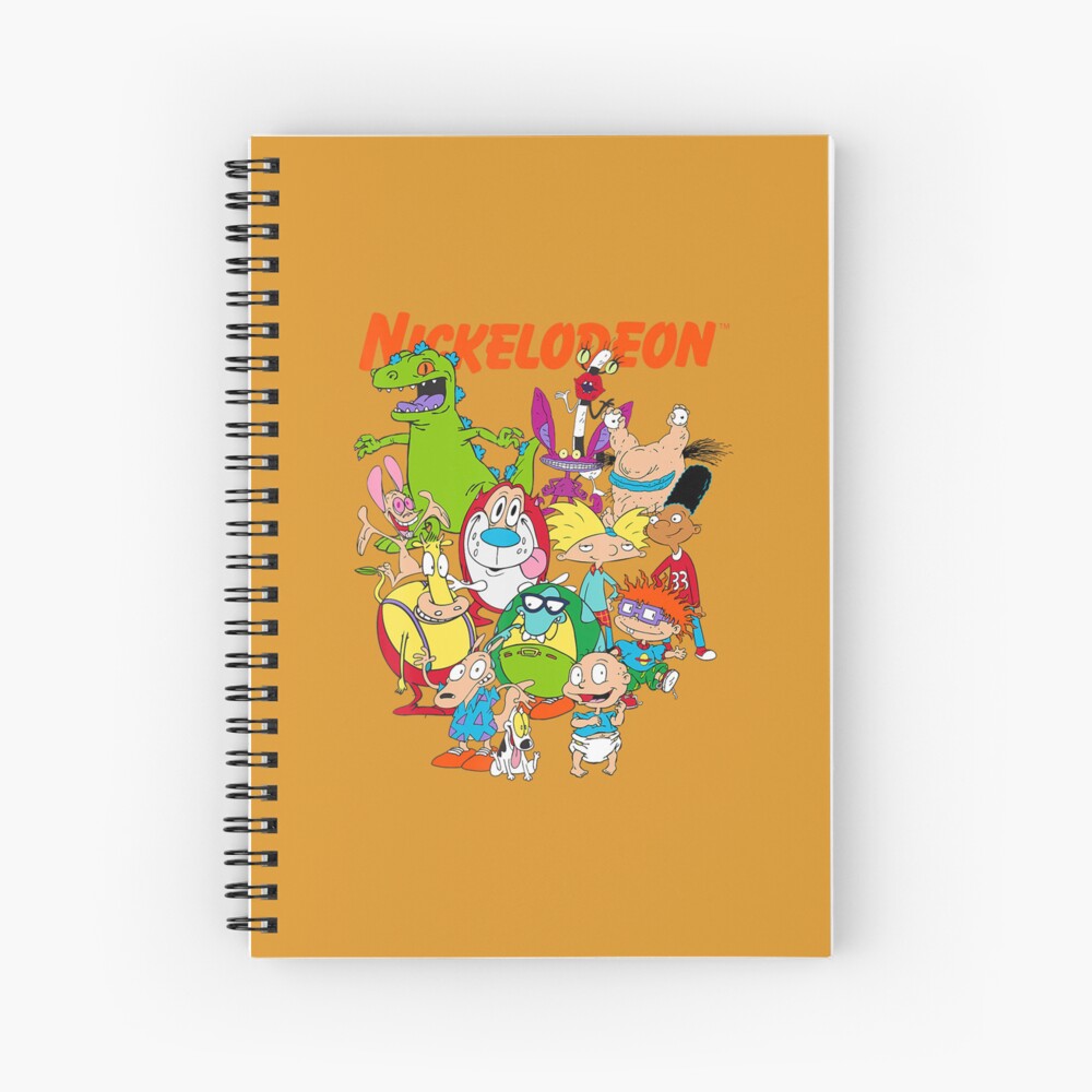 Cuaderno De Espiral Foto Grupal Todos Los Personajes De Dibujos