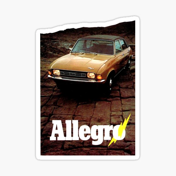 AUSTIN ALLEGRO BROCHURE Sticker By ThrowbackM3 Redbubble