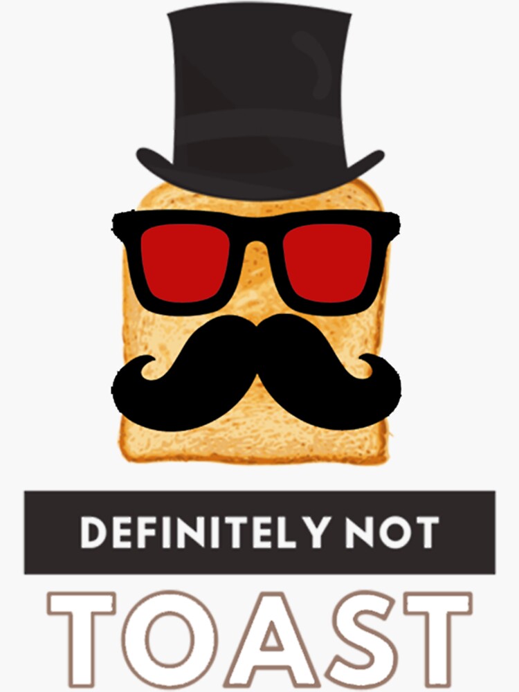 Disguised Toast Among Us Sticker For Sale By Godesignbygs Redbubble