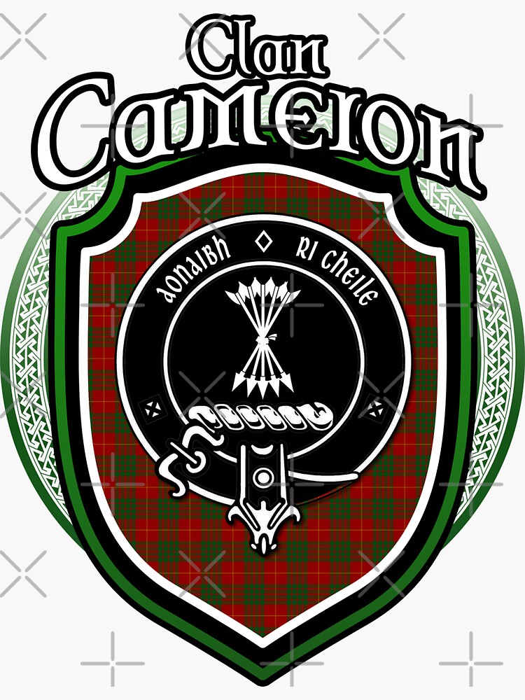 Clan Cameron Tartan Scottish Cameron Cameron Last Name Cameron