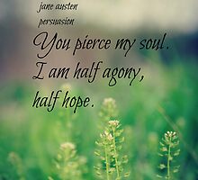 Jane Austen Quotes by Kimberose