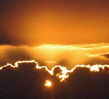Grumpy Sunset by Steven Zan