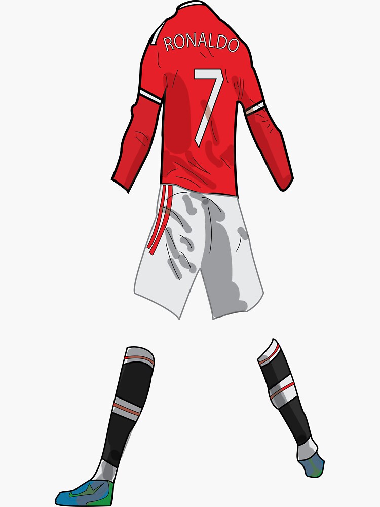 Cristiano Ronaldo Manchester United Siu Celebration Sticker For Sale