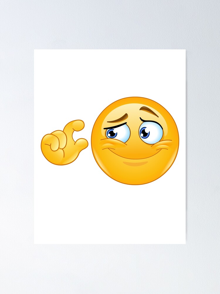 Tease Emoji Poster For Sale By Badassgentleman Redbubble