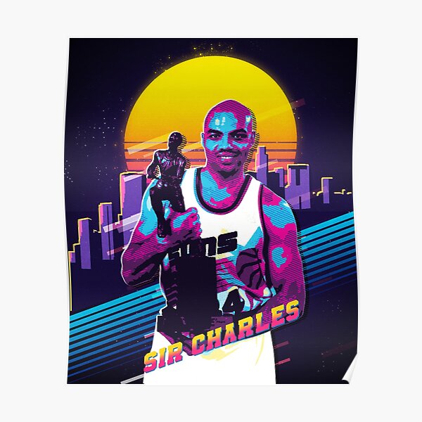 Vintage Sir Charles Barkley Chuck Basketball Retro 80s 90s Rap Style