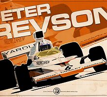 Peter Revson - F1 1973 by Evan DeCiren