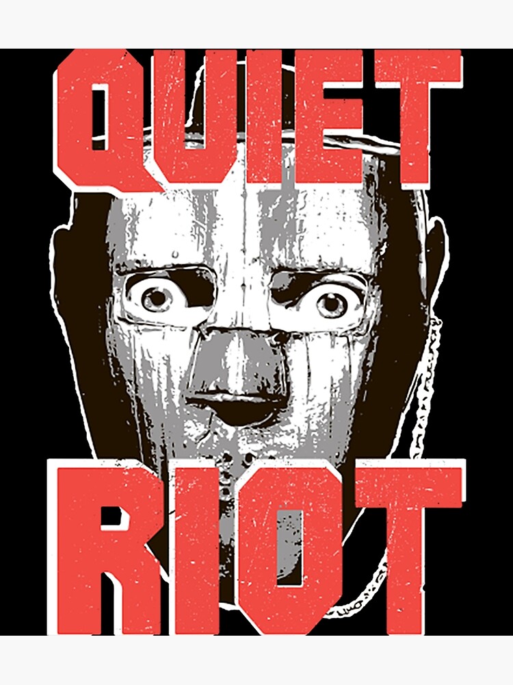 Vintage Quiet Riot Metal Health Terrified Poster Sticker Poster For