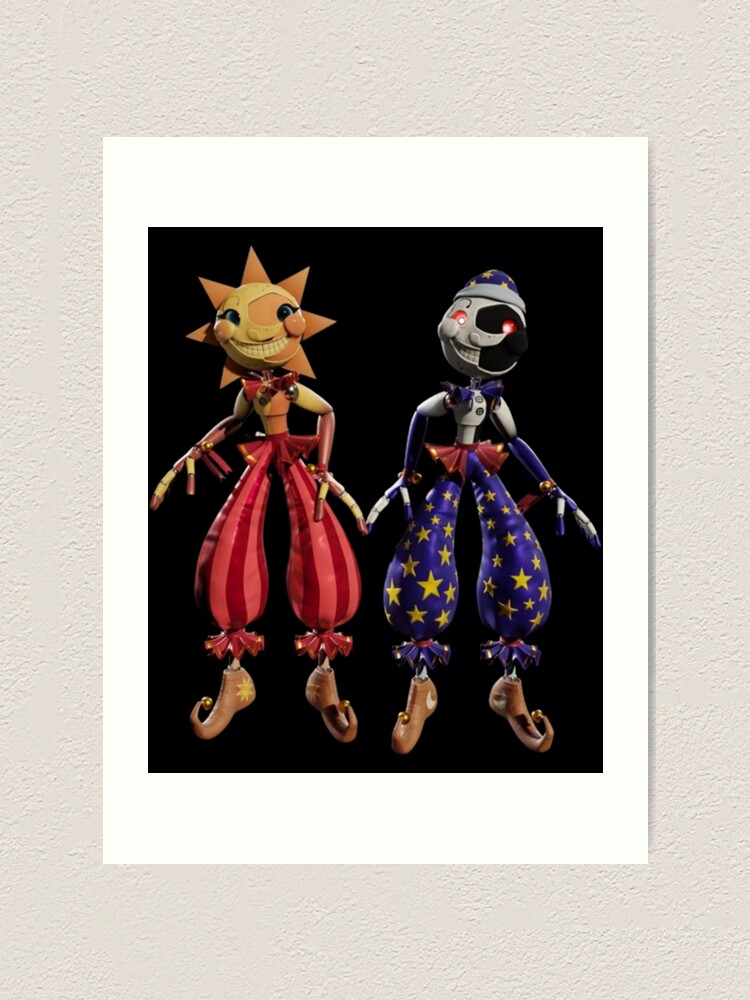 Fnaf Sun And Moon Security Breach Moondrop Art Print For Sale By