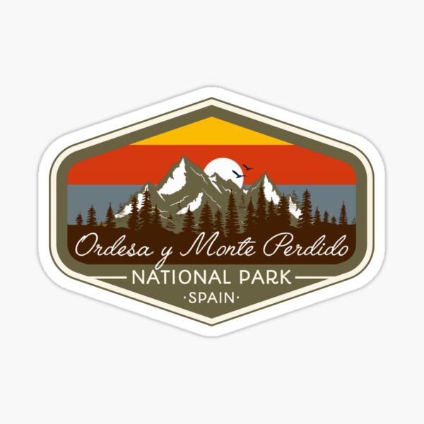 Ordesa Y Monte Perdido National Park Spain Sticker For Sale By