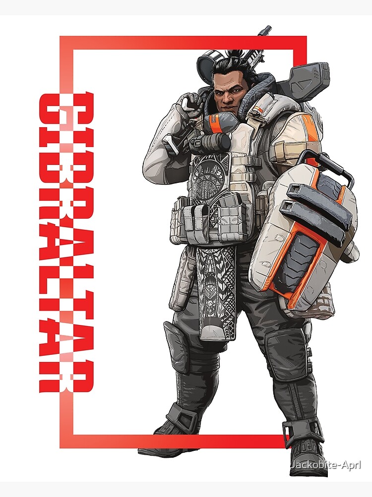 Gibraltar Apex Legends Poster For Sale By Jackobite Aprl Redbubble