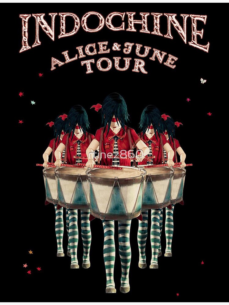 Alice Indochine Tour 2022 Masfeb Sticker By Rtinez860 Redbubble