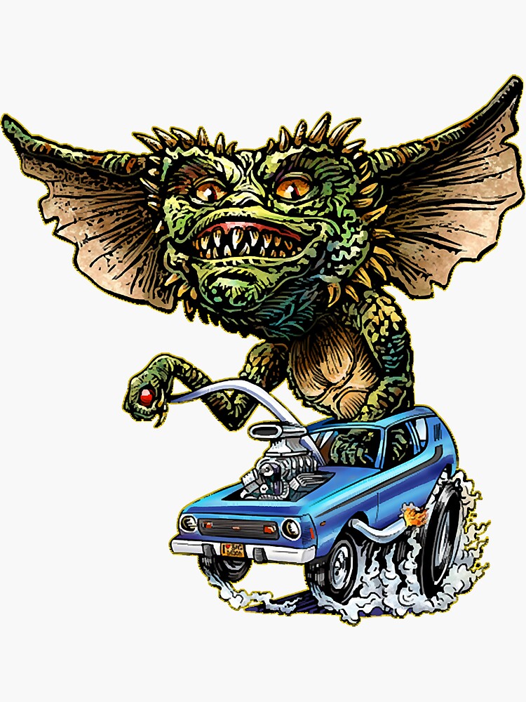 Gremlins Sticker By Oasvaimo Redbubble