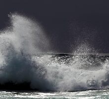 Wave action at Narooma by Darren Stones