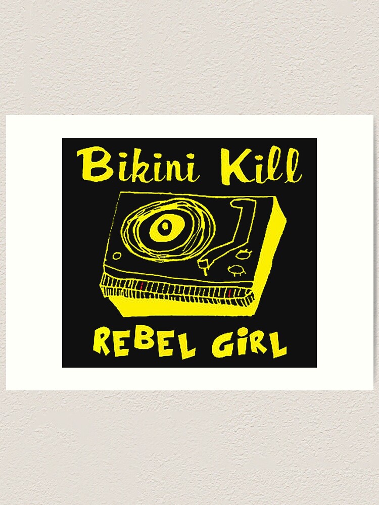 Trending Bikini Kill Logo Art Print For Sale By Cbourrelt Redbubble