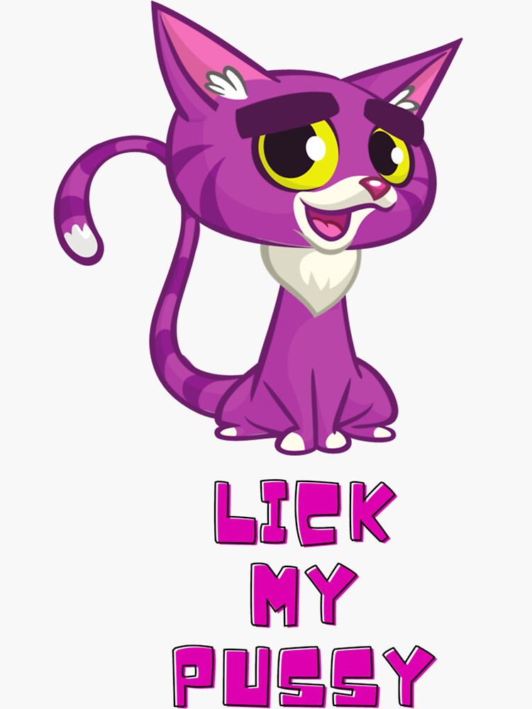 LICK MY PUSSY MERCH BY DAVO Sticker For Sale By BluMankuma Redbubble