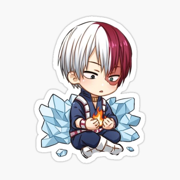 Shoto Todoroki Sticker For Sale By Nucryla Redbubble