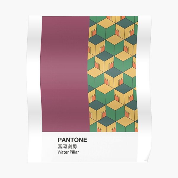 PANTONE Case Demon Slayer Classic Poster For Sale By Middlsier