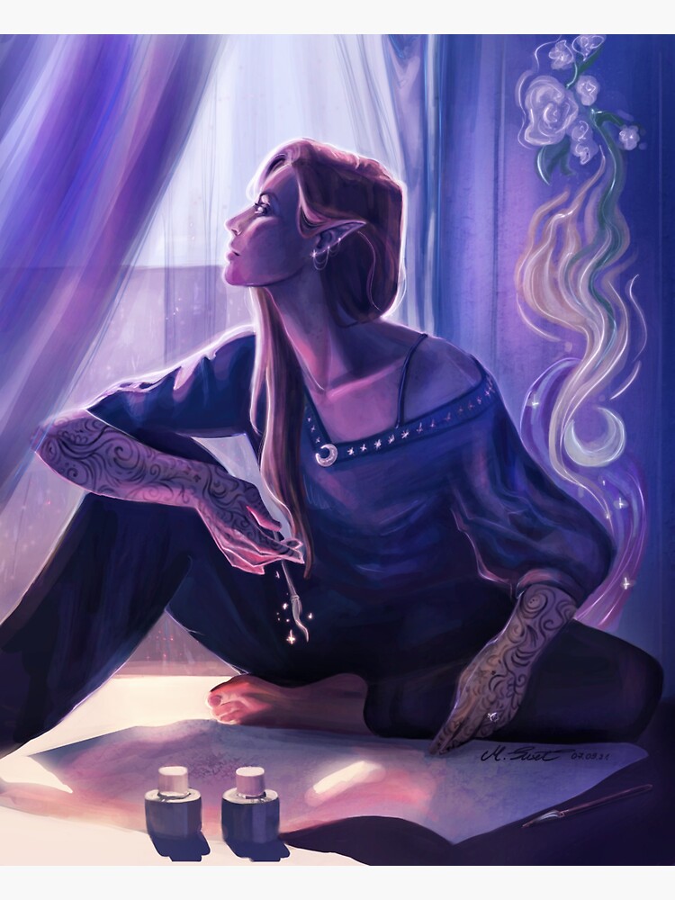 Feyre Archeron The High Lady Of The Night Court ACOTAR Sticker By