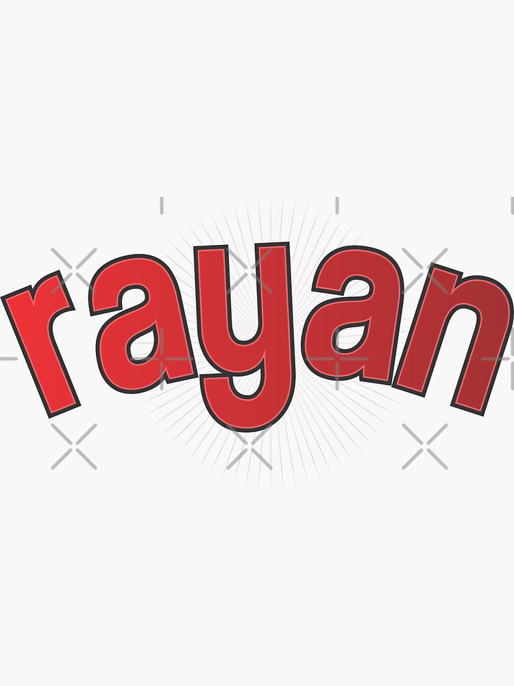 Japanese retro style Rayan ラヤン Sticker by killem667 Redbubble