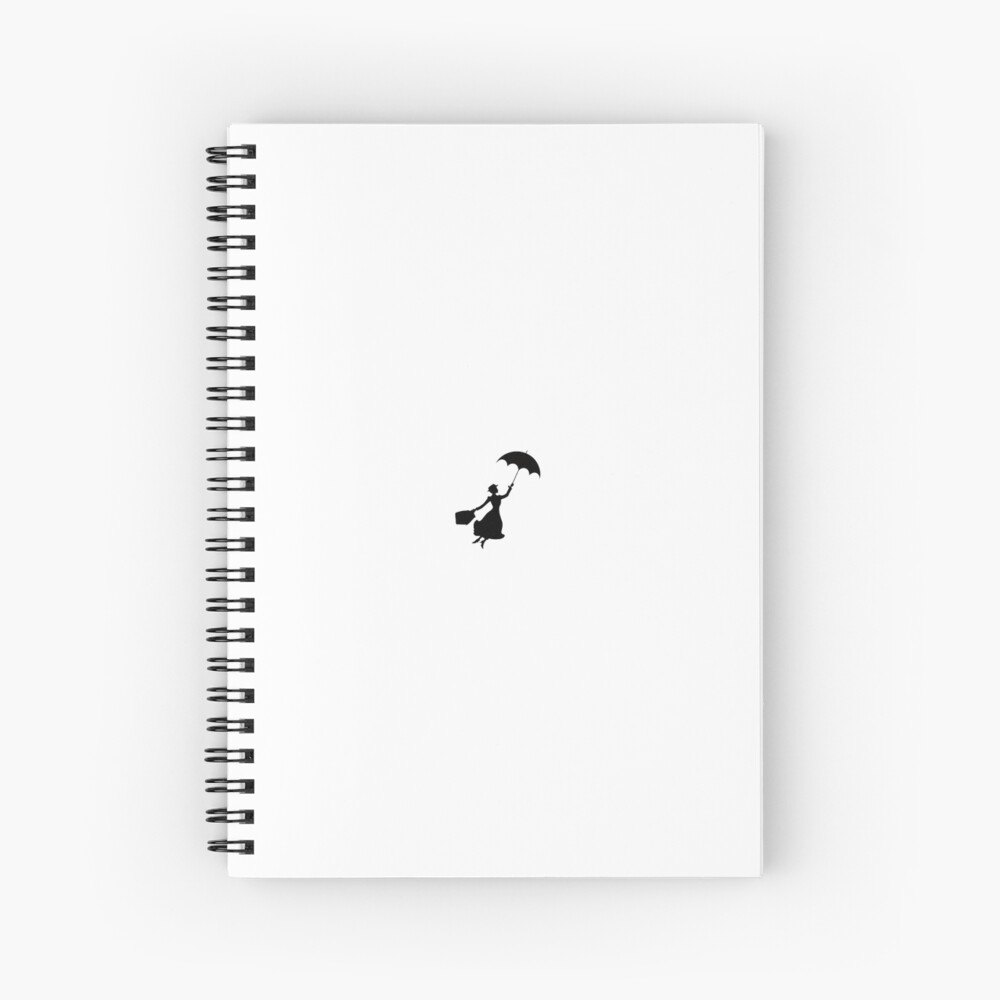 Mary Poppins Spiral Notebook By Killiansbabe Redbubble