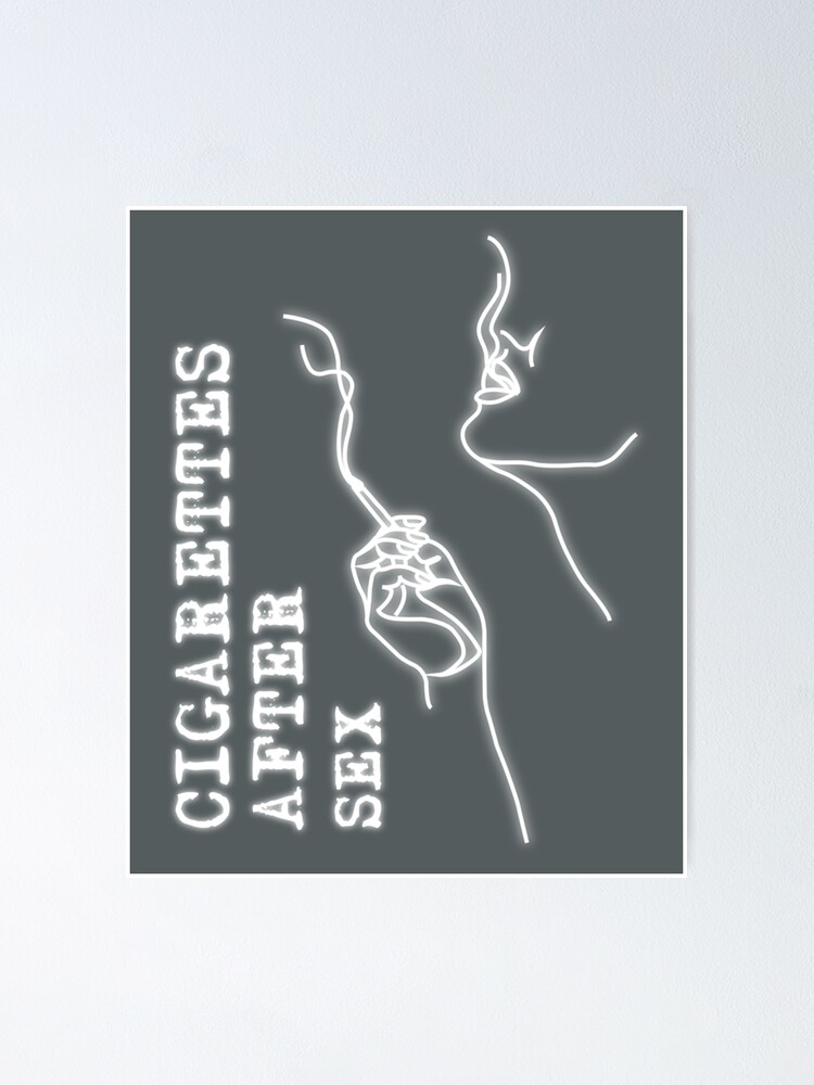 Cigarettes After Sex Poster By Harletalbot Redbubble