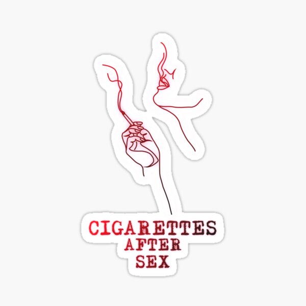 Cigarettes After Sex Sticker By Harletalbot Redbubble