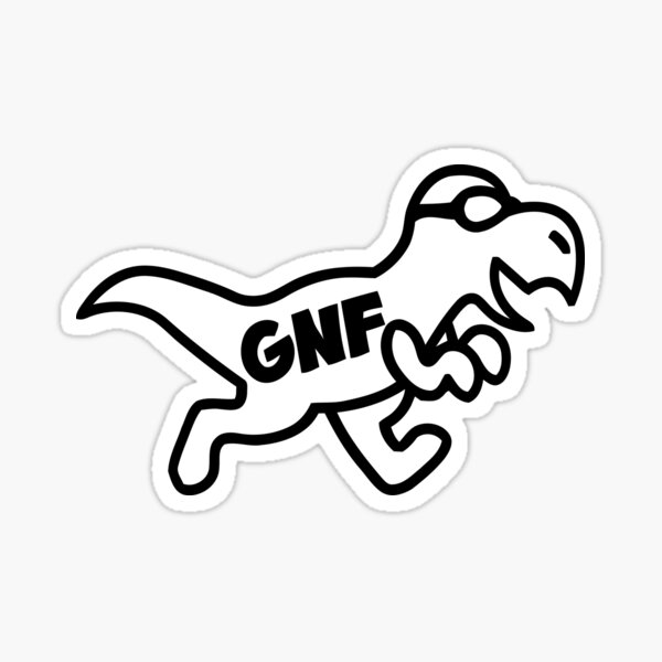 George Not Found Merch George Dino Sticker For Sale By Rainko Redbubble