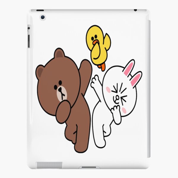 Cute Brown Bear Cony Bunny Rabbit Duck Dancing Classic Ipad Case