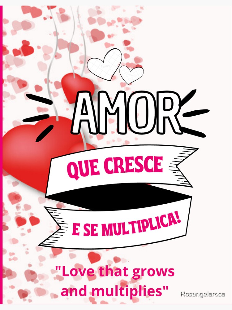 Amor Que Cresce E Se Multiplica Sticker By Rosangelarosa Redbubble