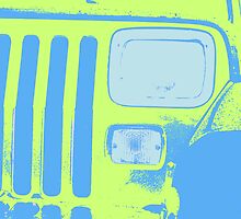 Yellow Jeep by shall