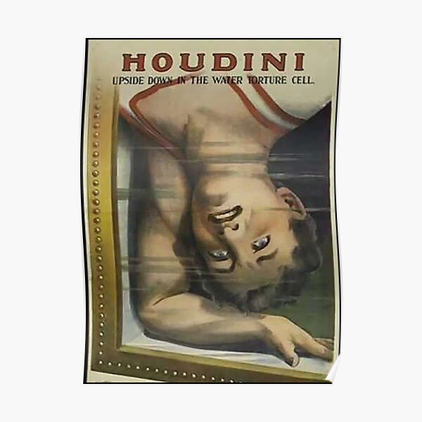 Harry Houdini Water Torture Cell Escape Artist Magician The Great