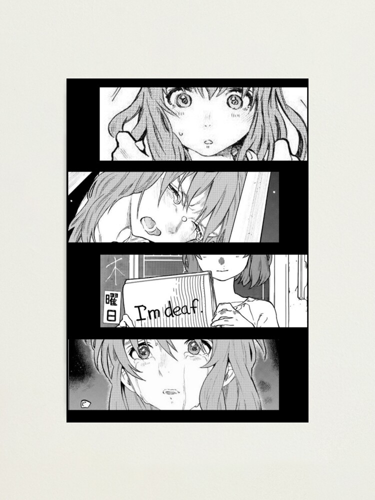 Shouko Nishimiya A Silent Voice Koe No Katachi Manga Panel Design