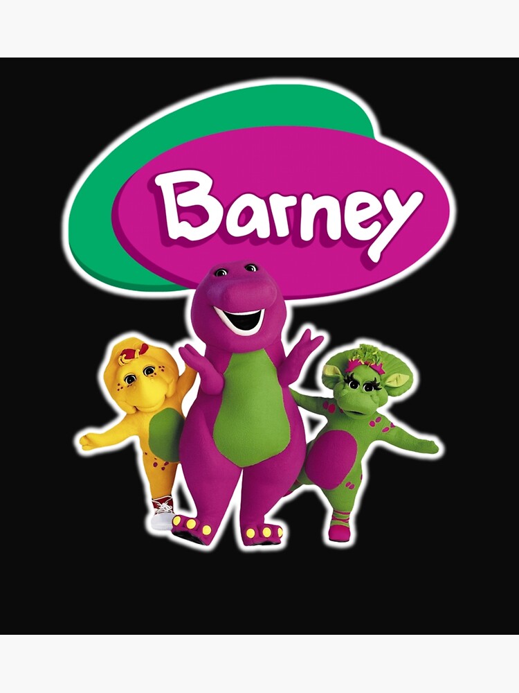 Fuuny Barney The Dinosaur Poster For Sale By Anasohping Redbubble