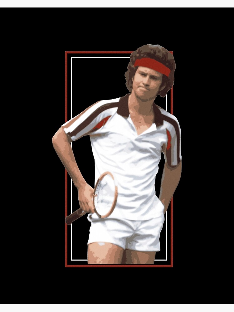 John Mcenroe S Sticker Art Board Print For Sale By Dawsojuli