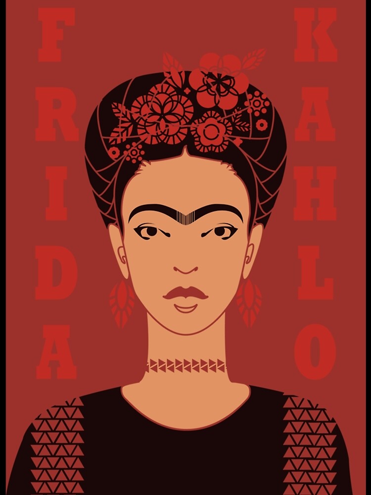 FRIDA KAHLO Poster Frieda Kahlo Mask Mexican Feminist Portrait Classic