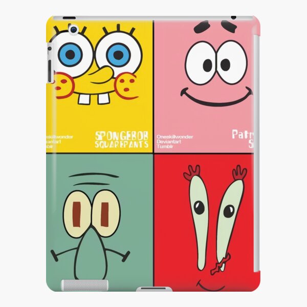 Spongebob Patrick Krabs Squidwards Face Meme Collage Ipad Case Skin By Vintagebenjamin