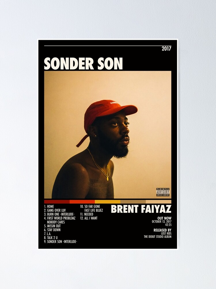 Brent Faiyaz Sonder Son Poster Album Cover Poster Poster Print