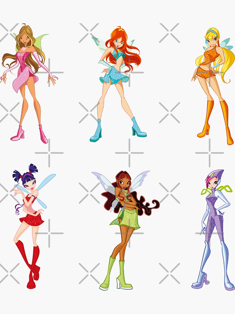 Winx Club Sticker Set Believix Sticker For Sale By Quotesforus