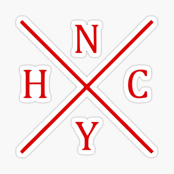 Nyhc New York Hardcore Sticker By Sawaidwhite Redbubble