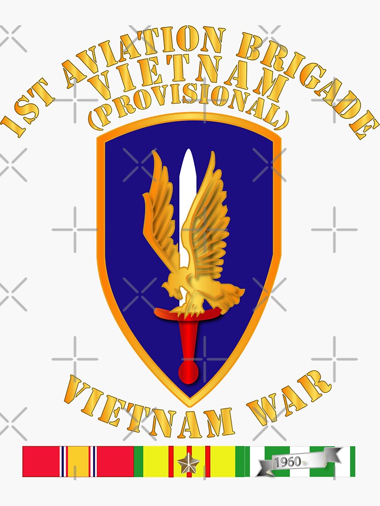 Army 1st Aviation Brigade Provisional Vietnam War W SVC