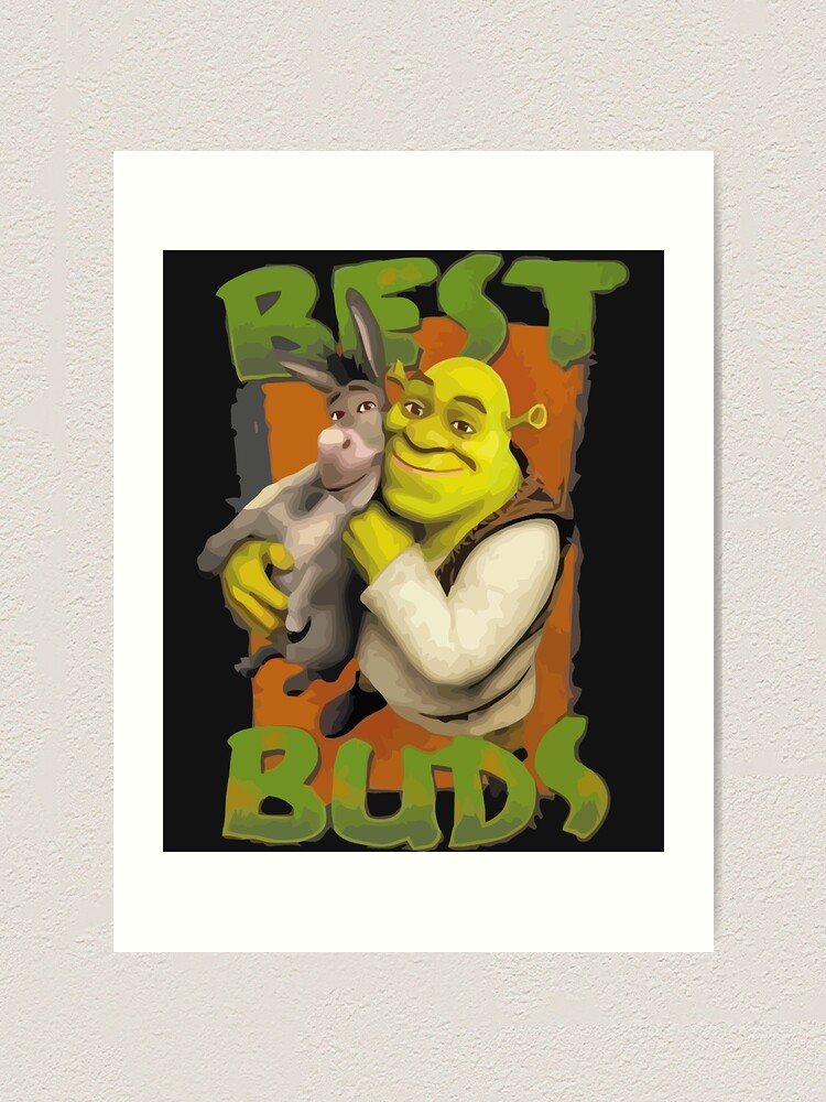 Sexy Shrek Shrek Meme Face Shrek Wazowski Art Print By Ieatswans