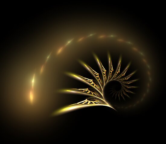 3d golden spiral