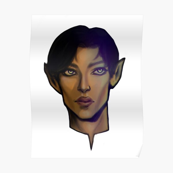 Azriel From ACOTAR Poster For Sale By 00redspirit00 Redbubble