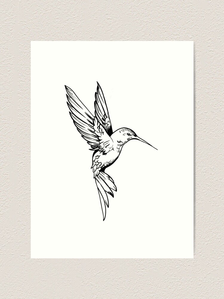 Introducir Imagen Tatuajes De Colibri Con Flores Blanco Y Negro