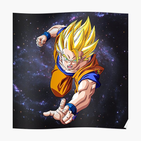 Dragon Ball Z Poster For Sale By Nelsonmbmg Redbubble